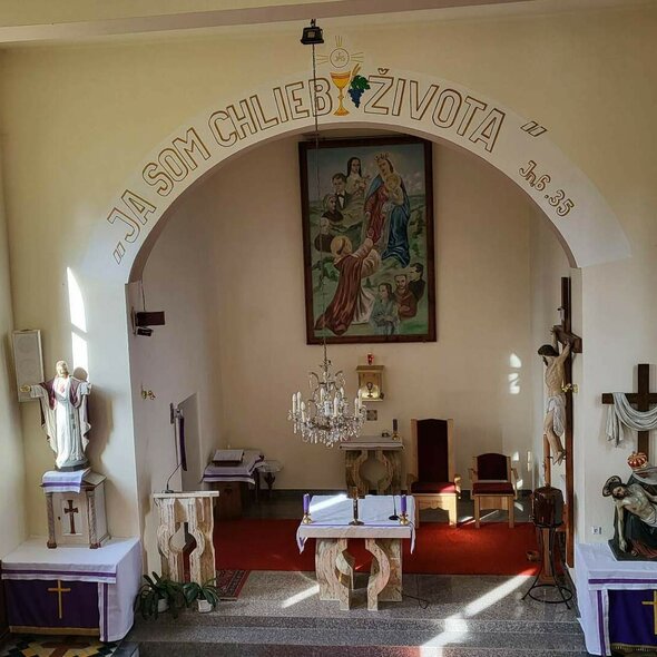 Kostol Ružencovej Panny Márie - pohľad zvnútra | Choča | Farnosť Beladice